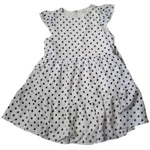 TCEC White/Black‎ Polkadot Mini Dress Size M